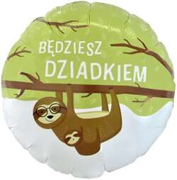 Balon foliowy Będziesz Dziadkiem, 45cm, 1 szt.