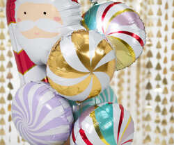 Balon foliowy Cukierek, 35cm, mix 1 szt.