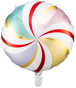 Balon foliowy Cukierek, 35cm, mix 1 szt.