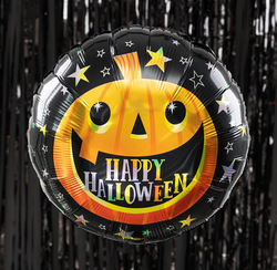 Balon foliowy Dynia Happy Halloween 45 cm