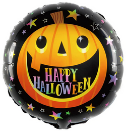 Balon foliowy Dynia Happy Halloween 45 cm