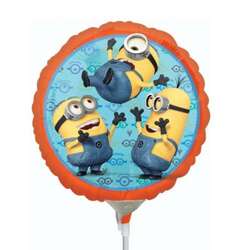 Balon foliowy Minionki, 23 cm, 1 szt.