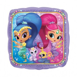 Balon foliowy Shimmer & Shine, 43 cm, 1 szt.