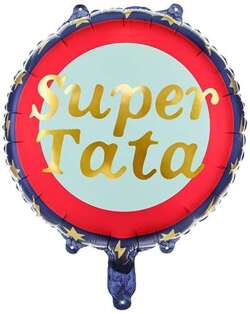 Balon foliowy Super Tata, 45 cm, 1 szt.