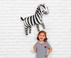 Balon foliowy Zebra, 80x78 cm