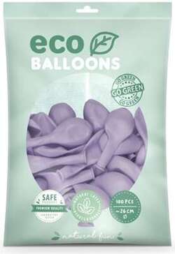 Balony 12 cali, pastel jasny liliowy 100 szt.1op.