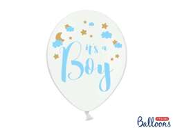 Balony Baby Shower It's a Boy, 30 cm, 1 szt.