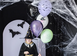 Balony Czarownica Nietoperze Witch Halloween 5szt.