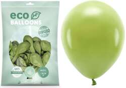 Balony Eco 26cm pastelowe, oliwkowy, 100szt.