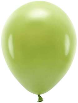 Balony Eco 26cm pastelowe, oliwkowy, 100szt.