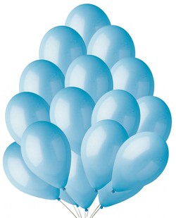 Balony G120 pastel 13" - błękitne 09 / 25 szt.