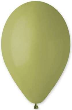 Balony G120 pastel 13" - zielone oliwkowe 98/10szt