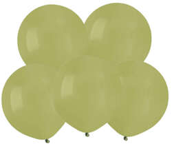 Balony G150 pastel 19" -zielone oliwkowe 98/ 5szt.