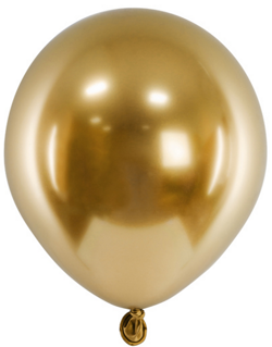 Balony Glossy  złote, 12cm 50szt.