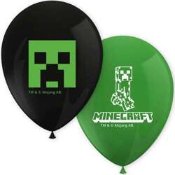 Balony Lateksowe MINECRAFT Gra Urodziny 8szt.