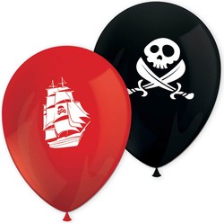 Balony PIRACI Wyspa Piratów Urodziny 28cm 8szt.