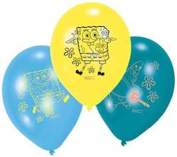 Balony SpongeBob 23 cm, 6 szt.