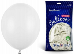 Balony Strong 27cm, Pastel Pure white, 100szt.