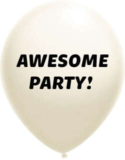 Balony pastelowe Awesome Party! 14 cali, 1 szt.