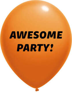 Balony pastelowe Awesome Party! 14 cali, 1 szt.