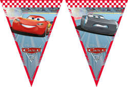 Baner Girlanda Flagi Auta Cars Urodziny 230cm