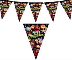 Baner Girlanda Flagi HAPPY HALLOWEEN Potworki 3m