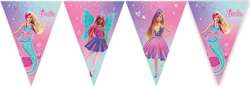 Baner Girlanda Flagi Lalka BARBIE Urodziny Party