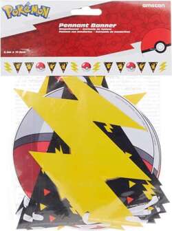 Baner Girlanda Flagi POKEMON Pokeball Pikachu 3,3m