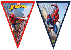 Baner Girlanda Flagi Spiderman Urodziny Party