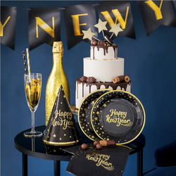 Baner Girlanda HAPPY NEW YEAR Sylwester 250 cm