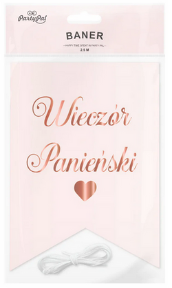 Baner Girlanda Wieczór Panieński 250 cm