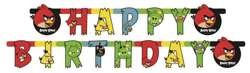 Baner Happy Birthday Angry Birds, 180 cm, 1 szt.