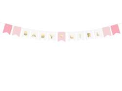 Baner na Baby Shower Baby Girl, 175 cm, 1 szt.