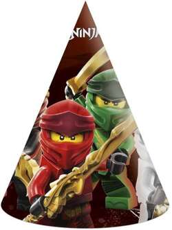 Czapeczki Lego Ninjago 6 szt.