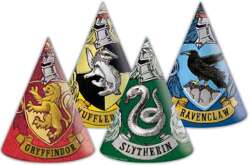 Czapeczki Papierowe HARRY POTTER Hogwart 6szt.