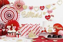 Dekoracje do muffinek Sweet Love - Serca, 6 szt.