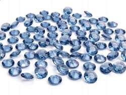 Diamentowe konfetti, c.niebieski, 12mm, 1op.