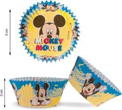 Foremki Papilotki Muffiny Myszka Mickey Miki 25szt