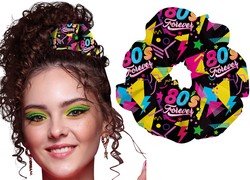 Gumka do Włosów Lata 80te Disco Scrunchie