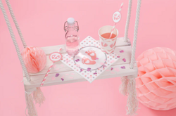 Konfetti Baby Shower Dziewczynka Różowe Stópki 15g