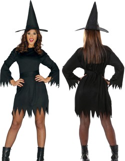 Kostium Strój Czarownica Wiedźma Halloween, XL