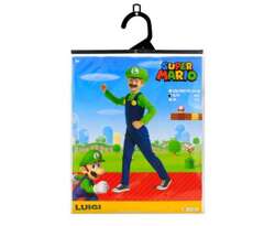 Kostium Strój LUIGI Super Mario 4-6 lat