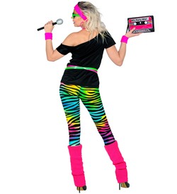 Kostium Strój Zebra Disco Retro Love 80 Lata 90 L