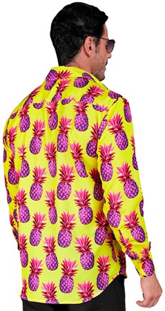 Koszula z Długim Rękawem ANANASY Aloha UV L/XL