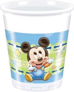 Kubeczki Mickey Baby, 200ml, 8 szt.