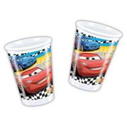 Kubeczki plastikowe "Cars RSN", 200ml, 8 szt.