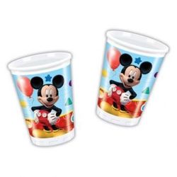 Kubeczki plastikowe Myszka Mickey, 200ml, 8 szt.