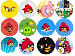 Muffiny na babeczki, Angry Birds 1 kpl.