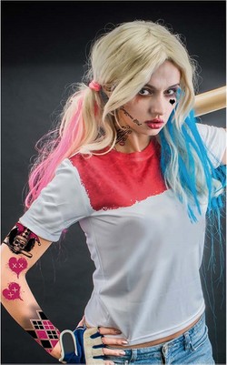 Niegrzeczne Tatuaże Przeranie Harley Quinn Komiks