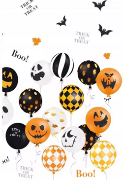 Obrus Papierowy HALLOWEEN Balony 120x180cm